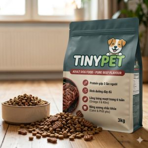 Thức ăn cho chó vị bò nguyên chất, đậm đà khó cưỡng